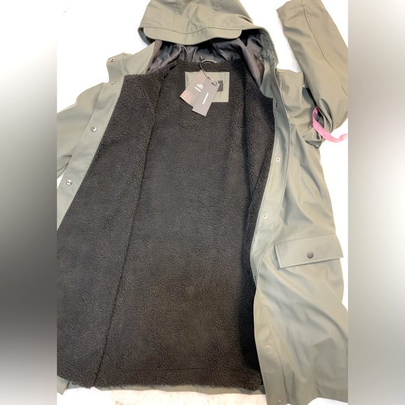 Vero Moda Olive Green Rain Jacket - Picture 6 of 11
